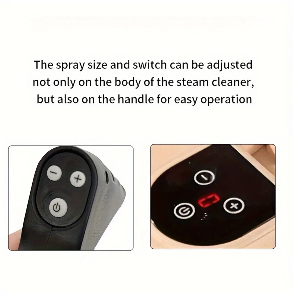 (image for) 1500W Handheld High Pressure Steam Cleaner Household Steam Cleaner Suitable For Kitchen Fumes Sofas Small Air Conditioners Washing Machines